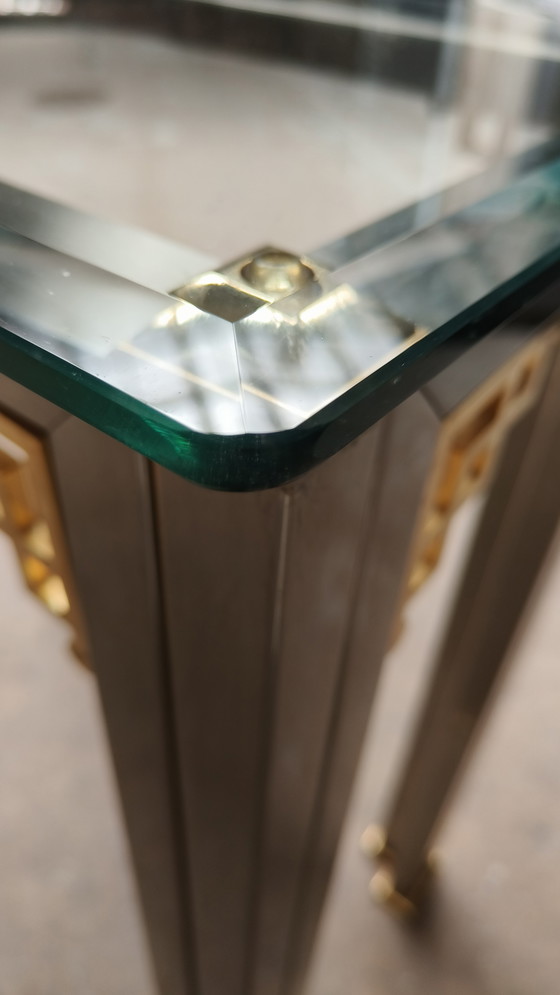 Image 1 of Tavolino laterale Hollywood Regency Maison Jansen Design 