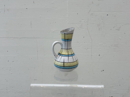 Bay Keramik handled vase by Bodo Mans, West Germany, 1950s