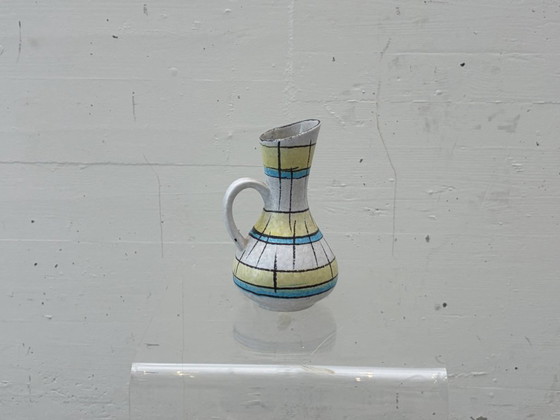 Image 1 of Bay Keramik handled vase by Bodo Mans, West Germany, 1950s