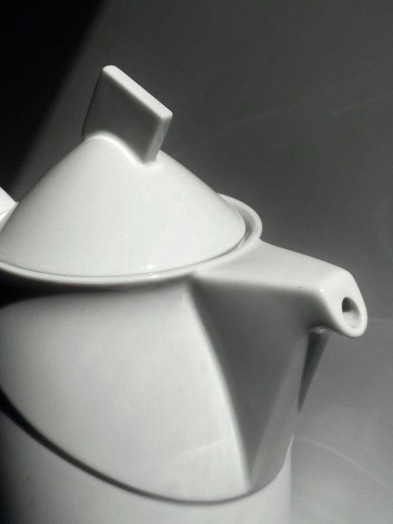 Rosenthal Studio-Line „Avenue“ Koffiepot van Frogdesign, Wit Porselein, 1989 – Glazen & Karaffen, Porcelain (photo 6 of 6)