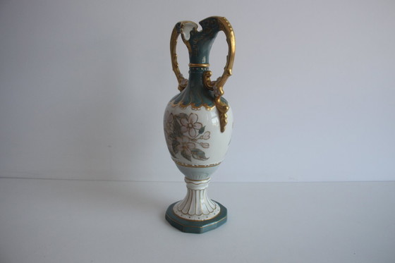 Image 1 of Vaso/anfora in porcellana d'epoca, Royal Dux, anni '60.