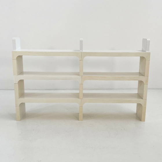Image 1 of Witte modulaire plank van Olaf Von Bohr voor Kartell, jaren 70