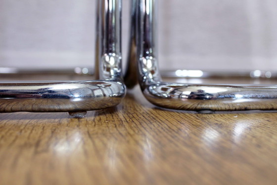 Image 1 of Set of 4 Mart Stam style bar chairs 1970