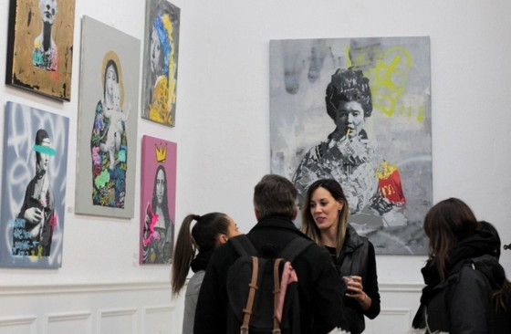 Image 1 of Quiona RIBES+ - Atlas Farnesio - Peinture d'artiste sous cadre