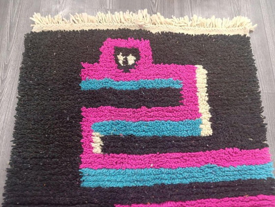 Image 1 of Handmade Moroccan pure wool rug, 150/250 cm