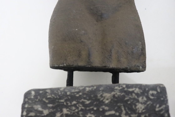 Wunderschönes Set aus Torso-Skulpturen aus Beton (Mann & Frau) – 30 cm hoch – Bildhauerei, Other (photo 11 of 11)