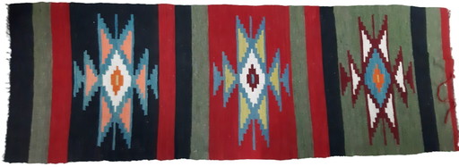 Antique Balkan Kilim,Runner Rug, Wool Weaved