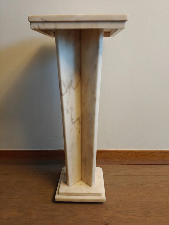 Image 1 of Marble column / pedestal - Art Deco - ca. 1930-1950