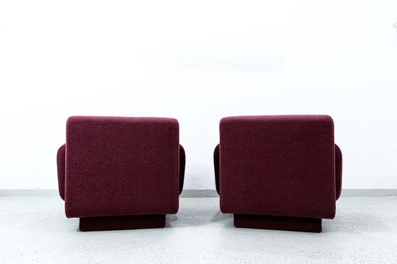 Image 1 of Paar modulaire loungestoelen van Eberhard Geißler, Oelsa, Duitsland, jaren 1970