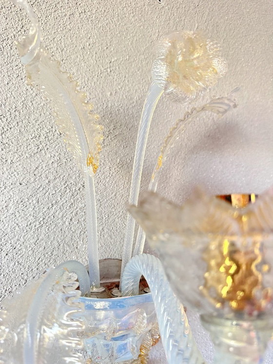 Vintage paar Murano wandlampen – Metaal, Murano Glas (photo 9 of 14)