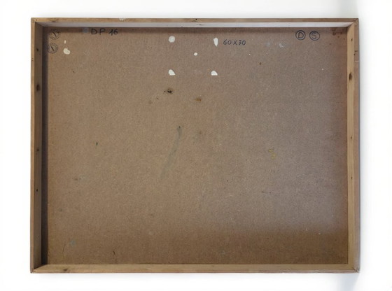 Image 1 of DIEGO PALASGO (Astrattismo Informale Contemporaneo -  Contemporary Informal Abstrac). Senza titolo, 1999 - Polimaterico 60x70 cm