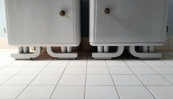 2 Nachtkastjes Art Deco Jaren '30 – Marble, Wood (photo 4 of 15)