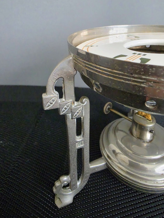 Chris van der Hoef/ Daalderop Coffee Pot with Rechaud, Art Deco, Chris van der Hoef/Daalderop, Tableware (photo 5 of 11)