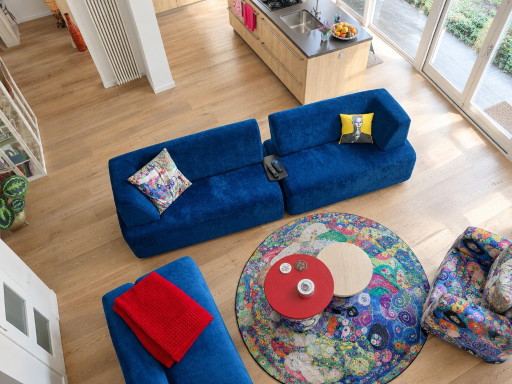 Modernes Modulares Sofa Royal Blue von WOLFF BLITZ INTERIOR