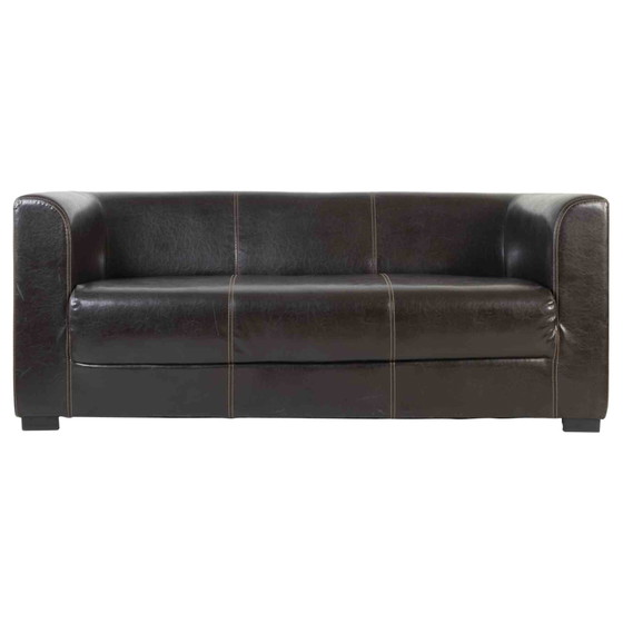 Giovanni Offredi pour Saporiti Italia Canapés en Cuir 1970 Italie – Aluminium, Leather (photo 2 of 28)