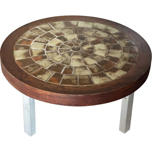 Tavolino da caffè vintage in ceramica, 1960