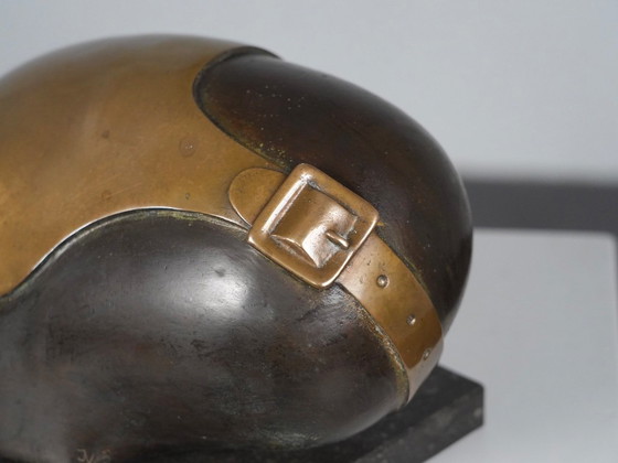 Intrigante scultura in bronzo di Jos van Vreeswijk, Paesi Bassi, XX secolo – Sculture (photo 7 of 8)