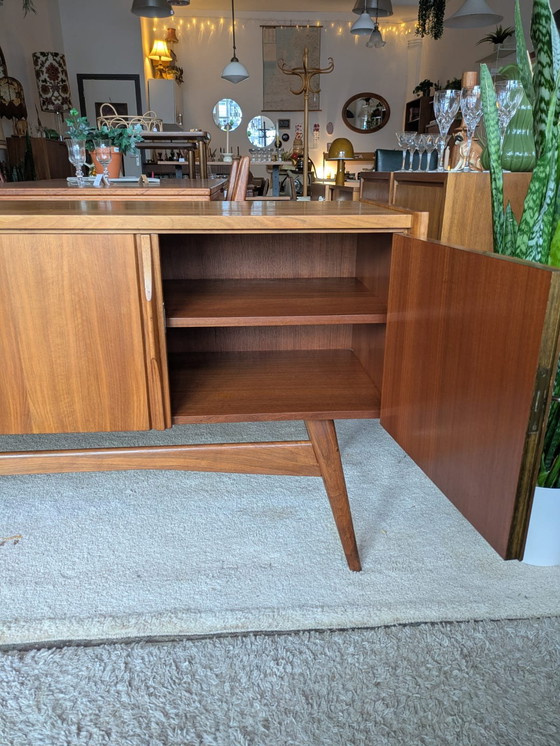 Image 1 of Vintage teakhouten lowboard, dressoir 