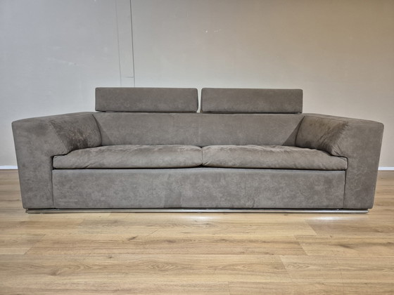 Image 1 of Leolux Howlazy - 3 seater Sofa - Brown - Alcantara -New condition