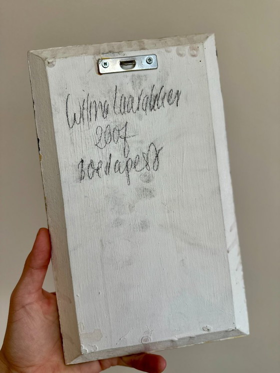 Image 1 of 1x Öl auf Platte mit hochglänzender Epoxidharzbeschichtung | Wilma Laarakker (2007)