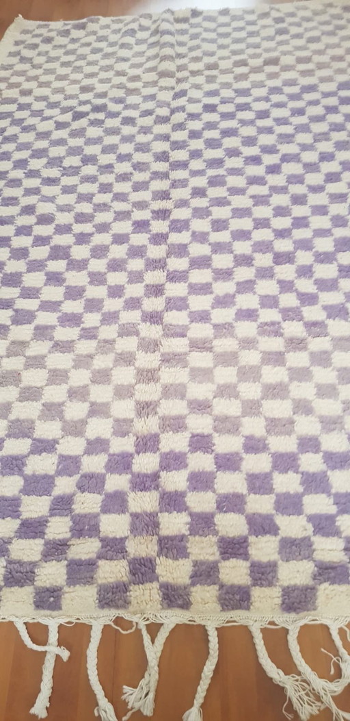 Handgeknoopt Berber kleed wol 242x156cm