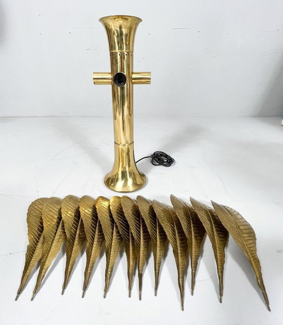 Image 1 of 2 lampes sculpturales/de table de Carlo Giorgi pour Bottega Gadda, modèle : Ippocastano, Italie, années 1970.