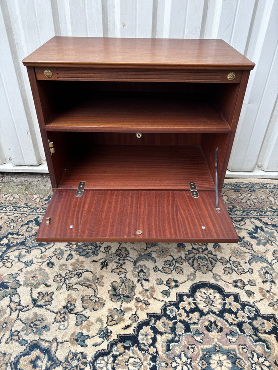 Image 1 of Mid-century teak houten kastje 