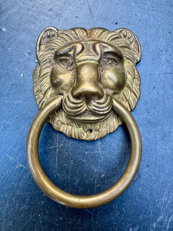 2 Brass Lion Furniture Handles Louis XIV Style – Decorative Objects (photo 2 of 5)