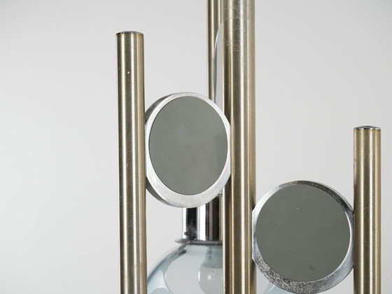 Image 1 of Lustre de style futuriste, verre de Murano, années 1970, fabriqué en Italie