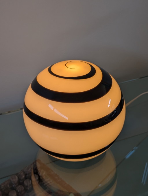 Wofi Leuchten Swirl Black & White Lampe