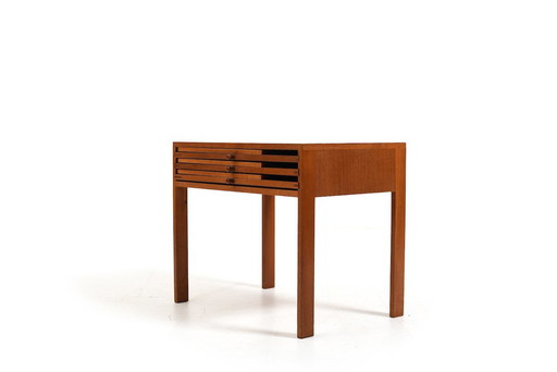 Tables pliantes par Illum Wikkelsø pour CFC Silkeborg, 1960, ensemble de 4