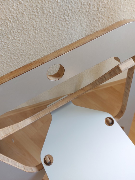 Image 1 of DESIGN Sedia pieghevole Sedia pieghevole Vange Alluminio Bambù C. Desile