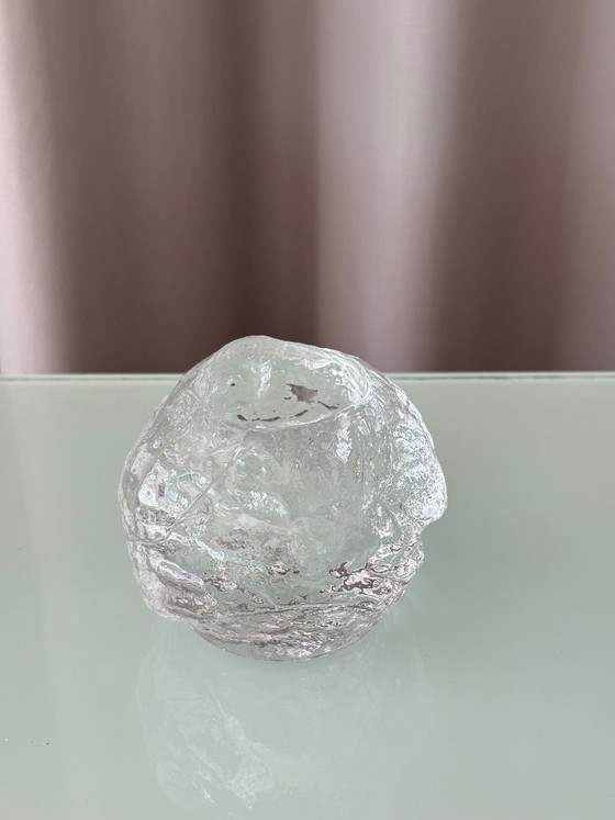 Portavelas Kosta Boda Snowball – Ann Wolff – Cristal artístico sueco – Glass (photo 5 of 8)