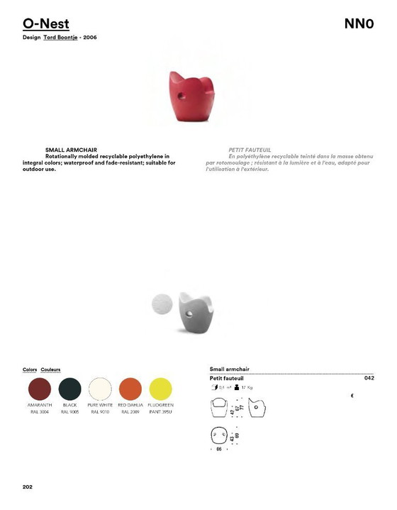 Image 1 of 2 poltrone "O-Nest" di Tord Boontje per Moroso, Italia