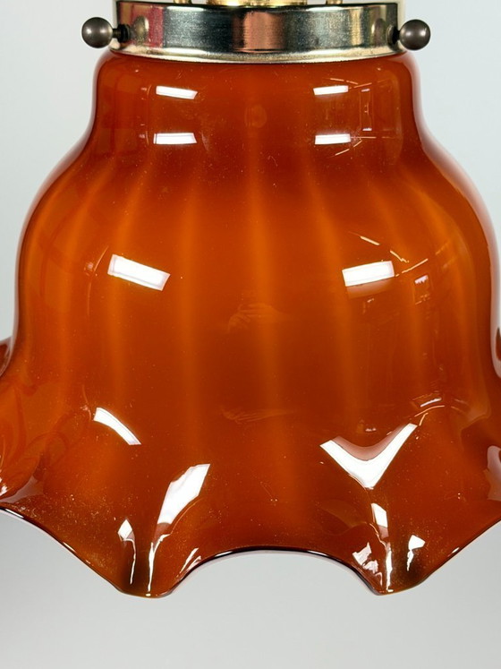 Image 1 of 60er 70er Jahre Peill & Putzler Germany Deckenlampe Glas Space Age Design