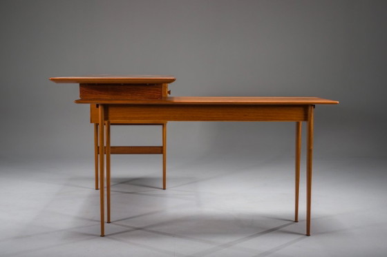 Escritorio de teca en forma de L Mid-Century Modern, años 70 – Wood (photo 15 of 18)