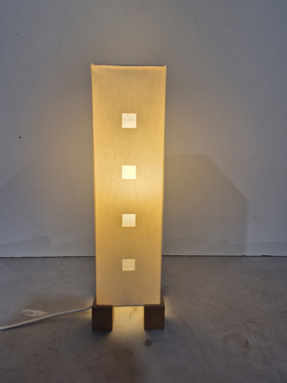 Image 1 of Lampe de table vintage de style Japandi