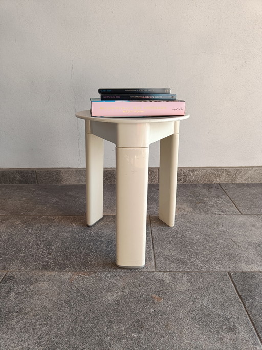 Tabouret/table d'appoint vintage italien en plastique de la marque Gedy – design Olaf von Bohr, années 1970