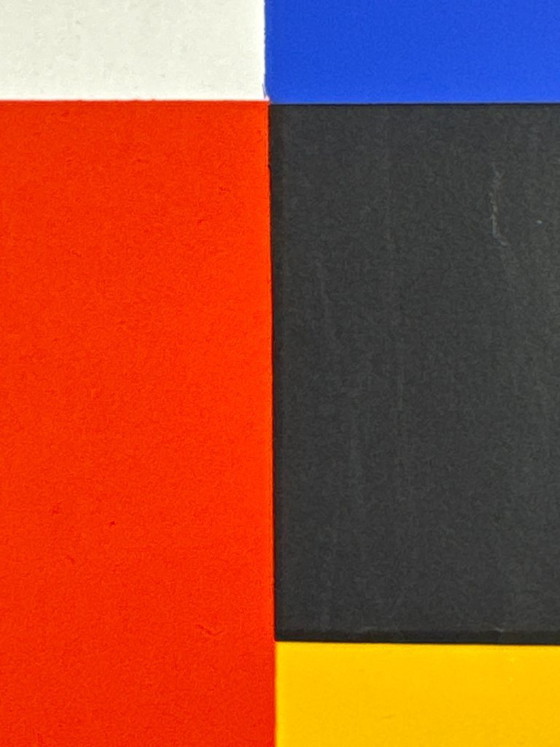 Image 1 of Max Bill Grenoble – 1969 – Originele vintage zeefdruk tentoonstellingsposter van Max Bill – Zwitserse stijl – 62,5 x 44,5 cm