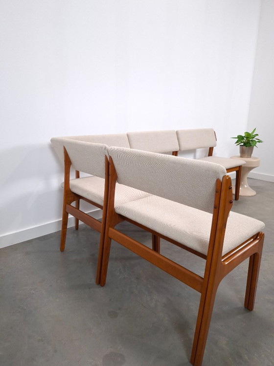 Dänische Modulare Teakholz Eckbank von Erik Buch für Odense Møbler, Modell Dinette, Esszimmerbank (photo 8 of 14)