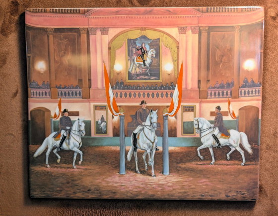 AK Kaiser Piatto in Porcellana Scuola di Equitazione Spagnola Vienna – Decorazioni murali, Porcelain (photo 11 of 14)