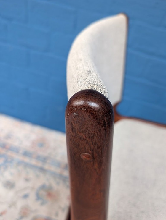 Image 1 of 6x Vintage eetkamerstoelen, Erik Buch voor Anderstrup Møbelfabrik, jaren 60