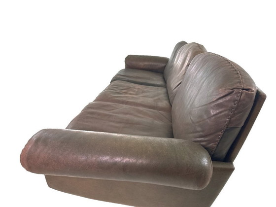 Image 1 of Vintage De Sede DS-31 three-seater sofa – brown leather design classic