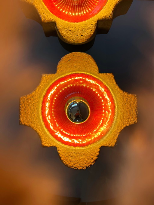 Hustadt Leuchten Fat Lava Wall Lights