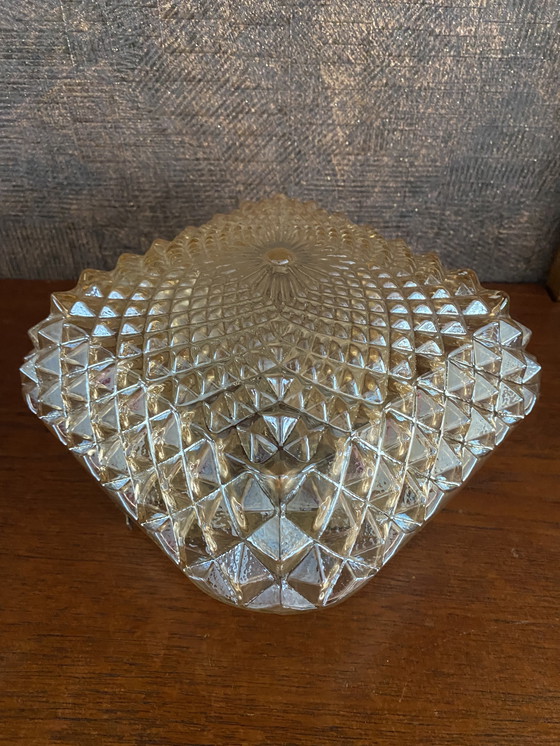 Image 1 of Vintage Plafonnière Wandlamp Sixties Champagne Regency