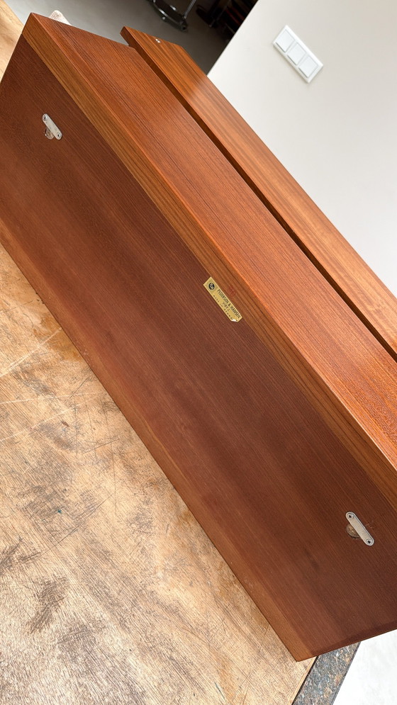 Mensola da parete vintage danese in legno di teak Pedersen & Hansen – Scaffali a muro, Wood (photo 12 of 13)
