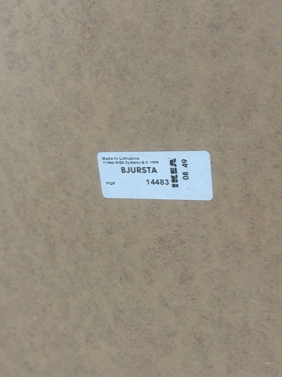 IKEA BJURSTA extendable dining table in black-brown – Wood (photo 5 of 14)