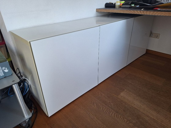 Image 1 of White storage cabinet