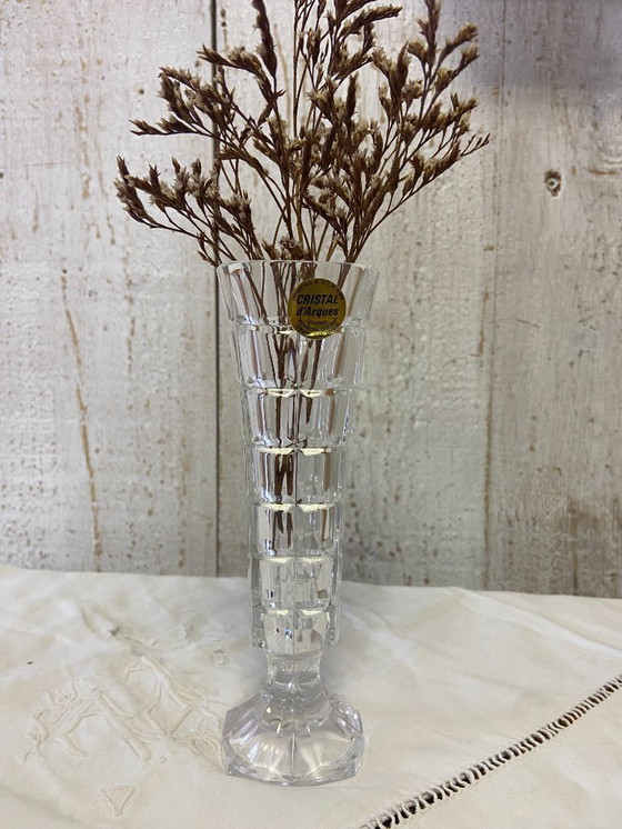 Image 1 of Arques crystal vase with its original box