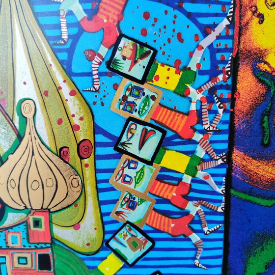 Hundertwasser / Olympic Games 1972 Munich / Vintage Sport Poster, Paper, Multi Color (photo 5 of 10)